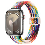 Cinturino per orologio sottile in nylon intrecciato con fibbia magnetica, For Apple Watch SE 44mm