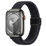 Cinturino per orologio sottile in nylon intrecciato con fibbia magnetica, For Apple Watch SE 44mm
