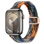 Cinturino per orologio sottile in nylon intrecciato con fibbia magnetica, For Apple Watch SE 44mm