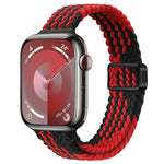 Cinturino per orologio sottile in nylon intrecciato con fibbia magnetica, For Apple Watch Series 5 44mm