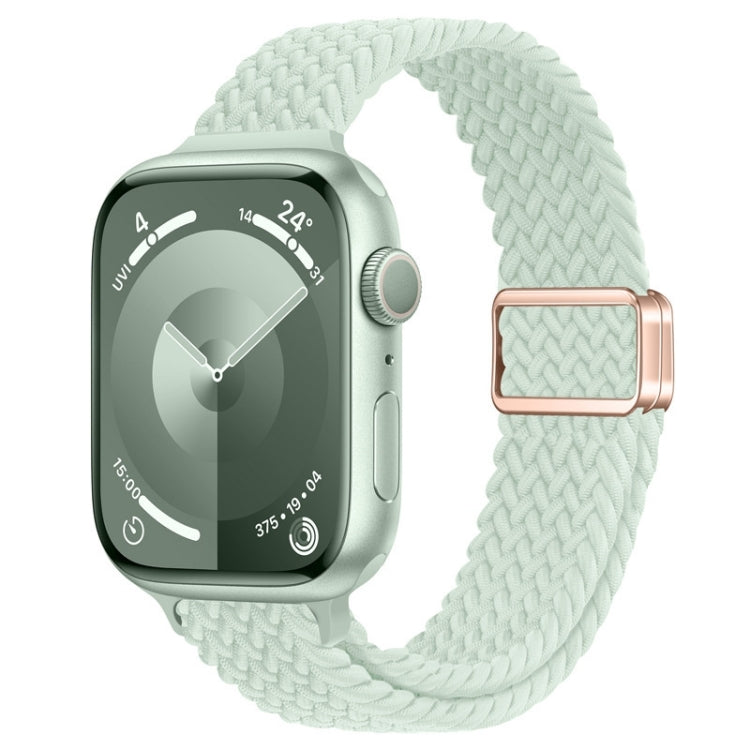 Cinturino per orologio sottile in nylon intrecciato con fibbia magnetica, For Apple Watch Series 5 44mm