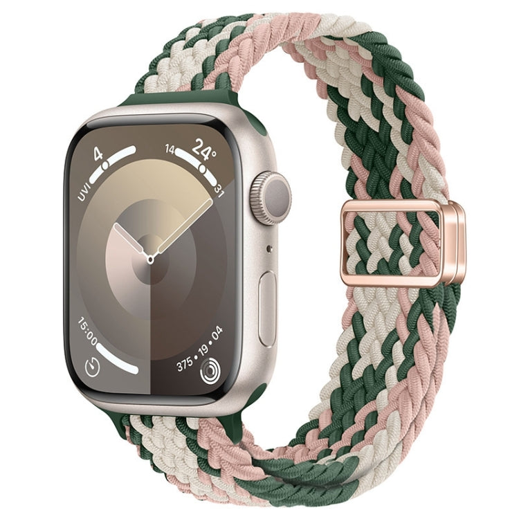 Cinturino per orologio sottile in nylon intrecciato con fibbia magnetica, For Apple Watch Series 5 44mm