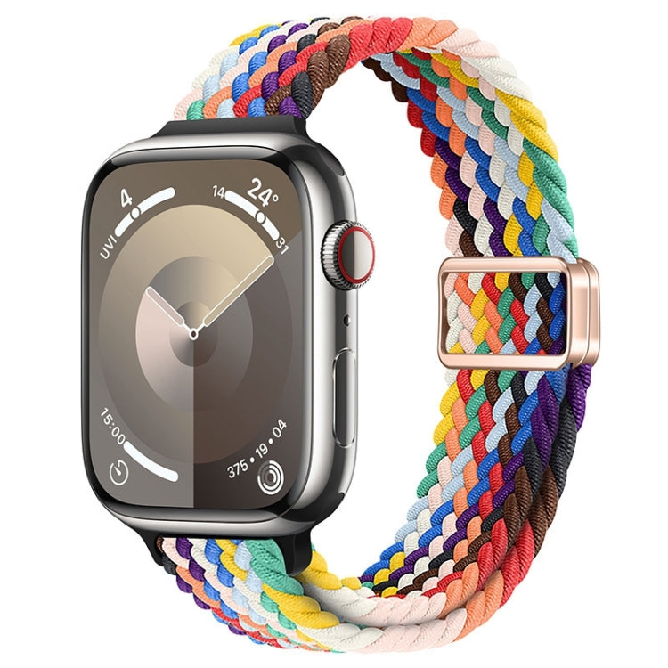 Cinturino per orologio sottile in nylon intrecciato con fibbia magnetica, For Apple Watch Series 5 44mm