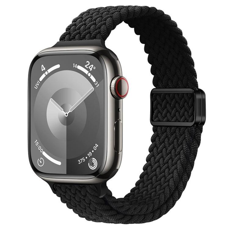 Cinturino per orologio sottile in nylon intrecciato con fibbia magnetica, For Apple Watch Series 5 44mm
