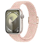 Cinturino per orologio sottile in nylon intrecciato con fibbia magnetica, For Apple Watch Series 5 44mm