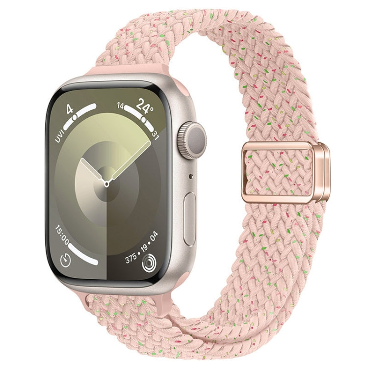 Cinturino per orologio sottile in nylon intrecciato con fibbia magnetica, For Apple Watch Series 5 44mm
