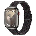 Cinturino per orologio sottile in nylon intrecciato con fibbia magnetica, For Apple Watch Series 5 44mm