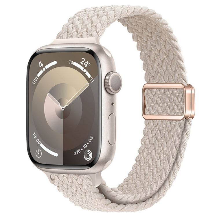 Cinturino per orologio sottile in nylon intrecciato con fibbia magnetica, For Apple Watch Series 5 44mm