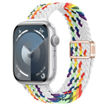 Cinturino per orologio sottile in nylon intrecciato con fibbia magnetica, For Apple Watch Series 3 42mm