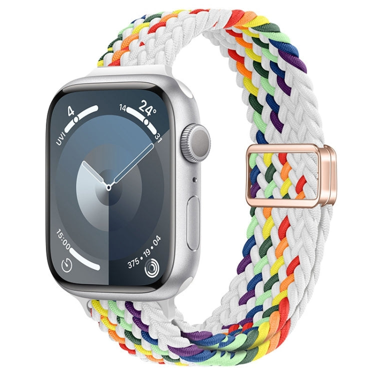 Cinturino per orologio sottile in nylon intrecciato con fibbia magnetica, For Apple Watch Series 3 42mm