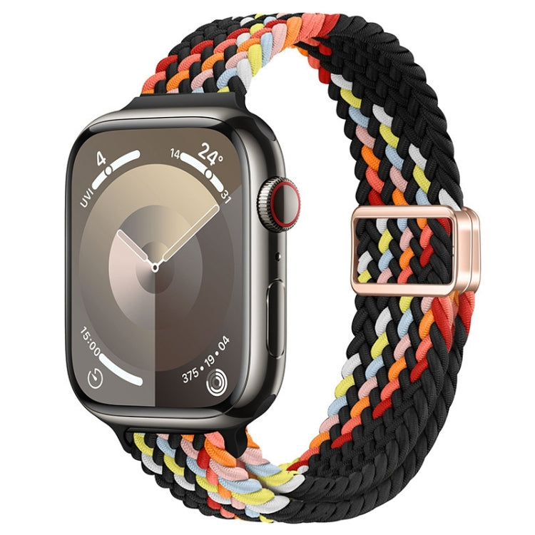 Cinturino per orologio sottile in nylon intrecciato con fibbia magnetica, For Apple Watch Series 3 42mm