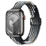 Cinturino per orologio sottile in nylon intrecciato con fibbia magnetica, For Apple Watch Series 3 42mm