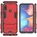 Custodia TPU antiurto Samsung Galaxy A20s con supporto