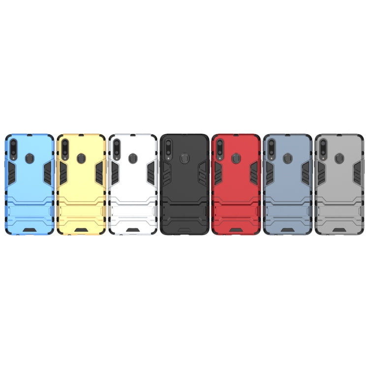 Custodia TPU antiurto Samsung Galaxy A20s con supporto