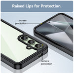 Custodia per telefono in TPU ibrido acrilico serie colorata, For Samsung Galaxy S24 FE 5G