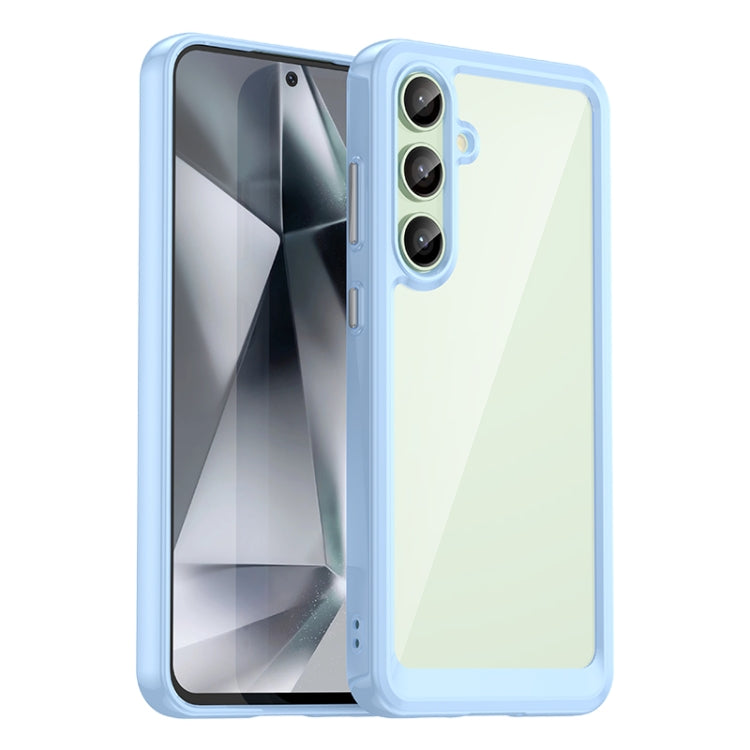 Custodia per telefono in TPU ibrido acrilico serie colorata, For Samsung Galaxy S24 FE 5G