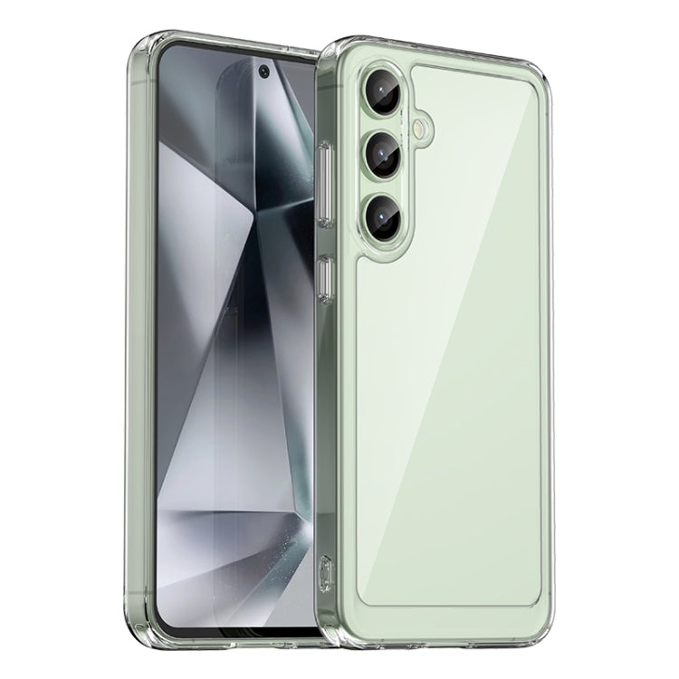 Custodia per telefono in TPU ibrido acrilico serie colorata, For Samsung Galaxy S24 FE 5G