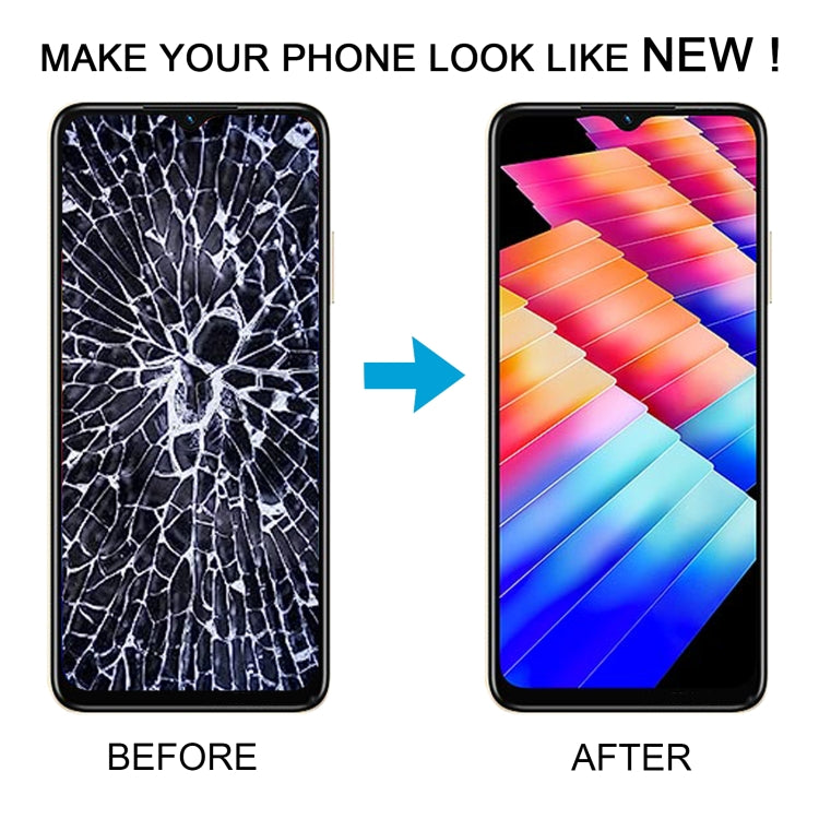 Digitalizzatore LCD con telaio per Infinix Hot 30i