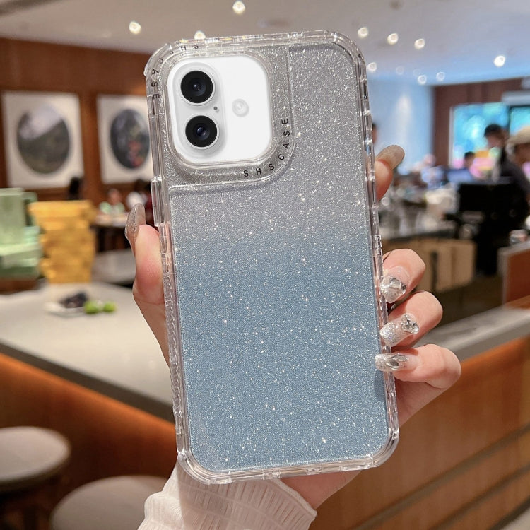 Custodia TPU glitterata per iPhone 16 Pro Max