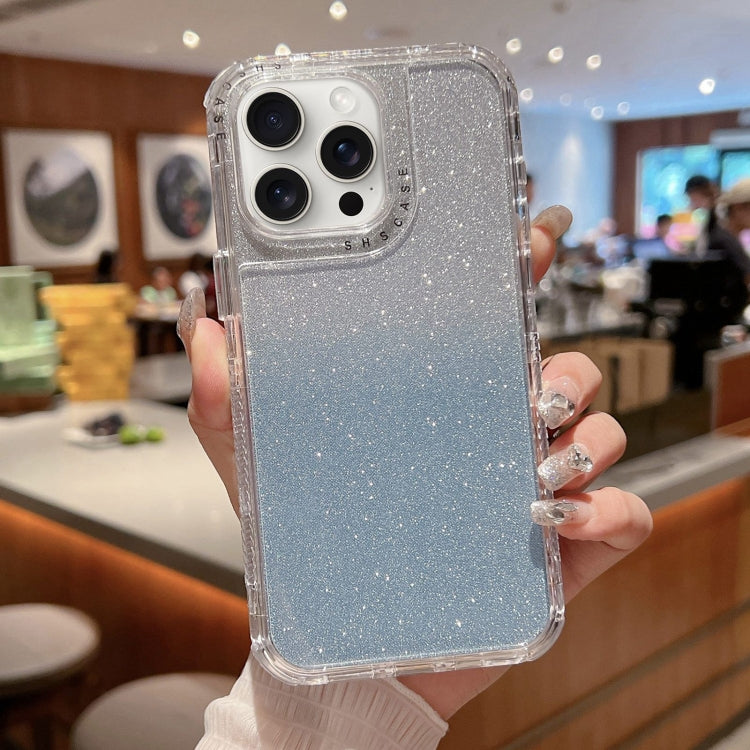 Custodia TPU glitterata per iPhone 16 Pro Max