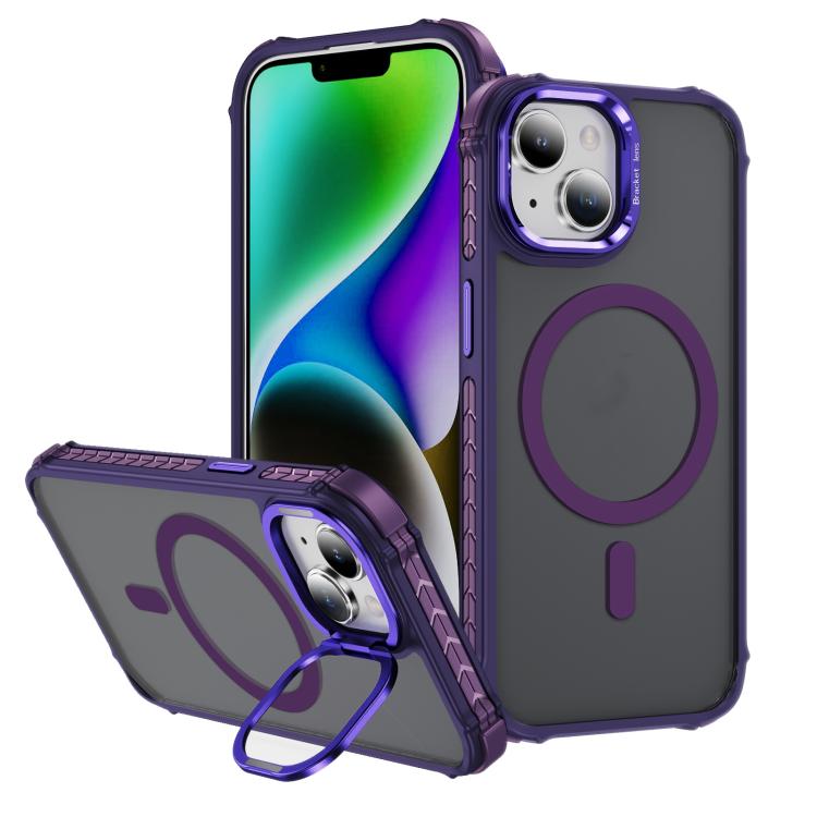 Custodia per iPhone 15 Pro Max con supporto e MagSafe