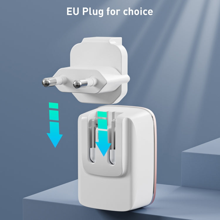 Caricabatterie rapido USB LDNIO 18W con cavo USB-C 1m
