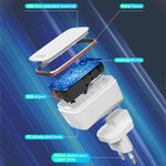 Caricabatterie rapido USB LDNIO 18W con cavo USB-C 1m