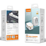 Caricabatterie rapido USB LDNIO 18W con cavo USB-C 1m