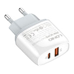Caricabatterie rapido LDNIO Q229 PD20W USB-C con cavo 1m