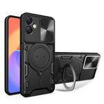 Custodia con supporto magnetico scorrevole per Samsung Galaxy A06 4G e A25 5G