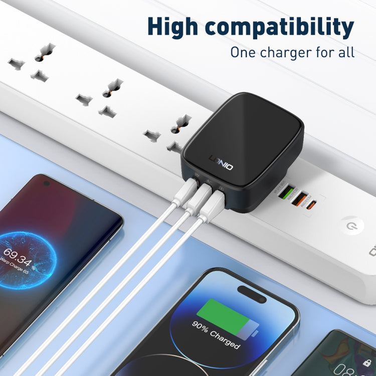 Caricabatterie LDNIO Q334 32W Tipo C doppia USB