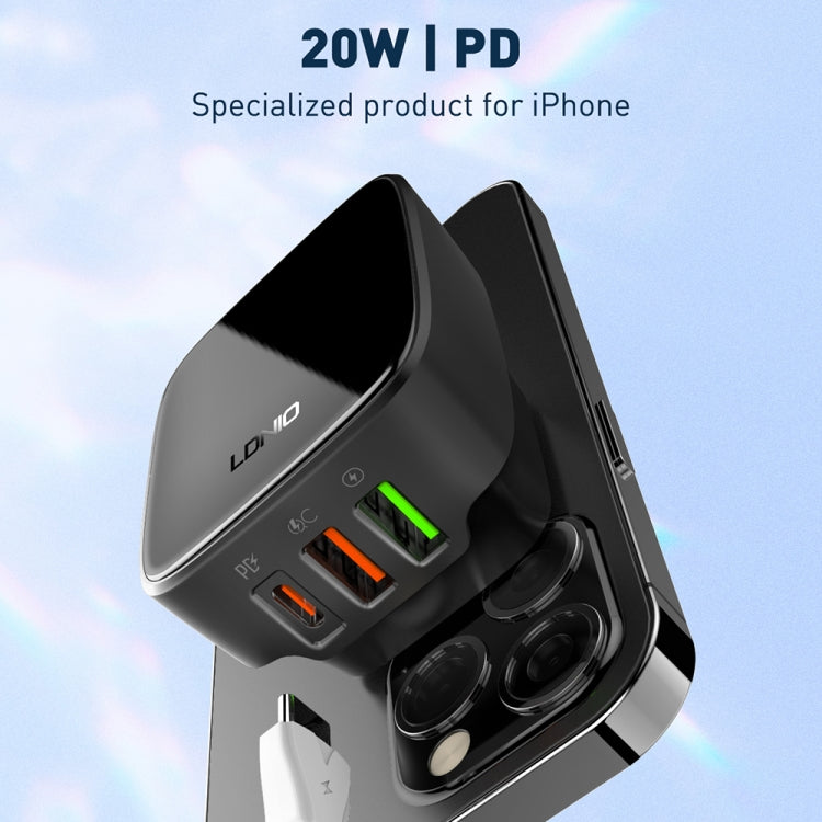 Caricabatterie LDNIO Q334 32W Tipo C doppia USB