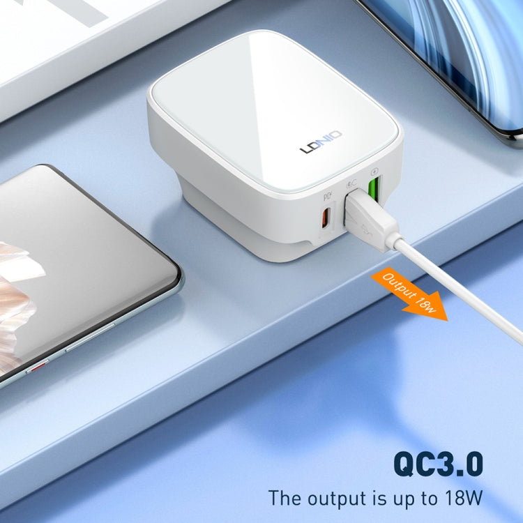 Caricabatterie LDNIO Q334 32W Tipo C doppia USB