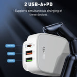 Caricabatterie LDNIO Q334 32W Tipo C doppia USB