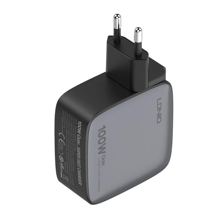 LDNIO Q408 Caricabatterie GaN 100W USB-C con cavo dati