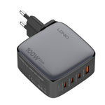 LDNIO Q408 Caricabatterie GaN 100W USB-C con cavo dati