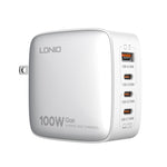 LDNIO Q408 Caricabatterie GaN 100W USB-C con cavo dati