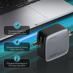 LDNIO Q408 Caricabatterie GaN 100W USB-C con cavo dati