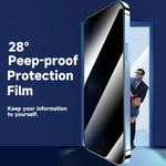 Pellicola in vetro temperato per la privacy LK Easy Install, For iPhone 11 Pro