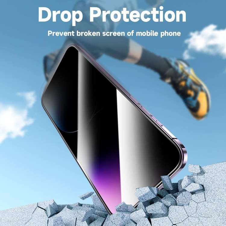 Pellicola in vetro temperato per la privacy LK Easy Install, For iPhone 11 Pro