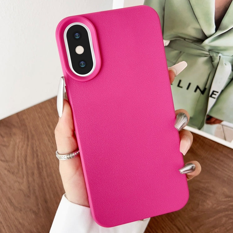Custodia TPU con texture pelle per iPhone 12 Pro