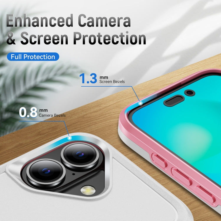 Custodia per iPhone 16 Armor Heavy Duty PC TPU
