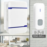 Campanello wireless impermeabile IP55 110dB con 2 ricevitori e 2