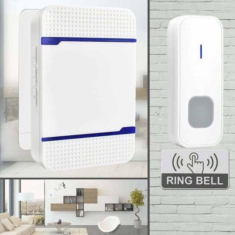 Campanello wireless impermeabile IP55 110dB con 2 ricevitori e 2