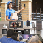 Campanello wireless impermeabile IP55 110dB con 2 ricevitori e 2
