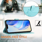 Custodia per telefono in pelle RFID con stampa Smile Embossing, For iPhone 11 Pro Max, For iPhone 11, For iPhone 11 Pro, For iPod Touch 7 / 6 / 5