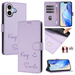 Custodia portafoglio in pelle RFID per iPhone 17 Pro Max