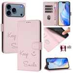 Custodia portafoglio in pelle RFID per iPhone 17 Pro Max