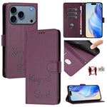 Custodia portafoglio in pelle RFID per iPhone 17 Pro Max