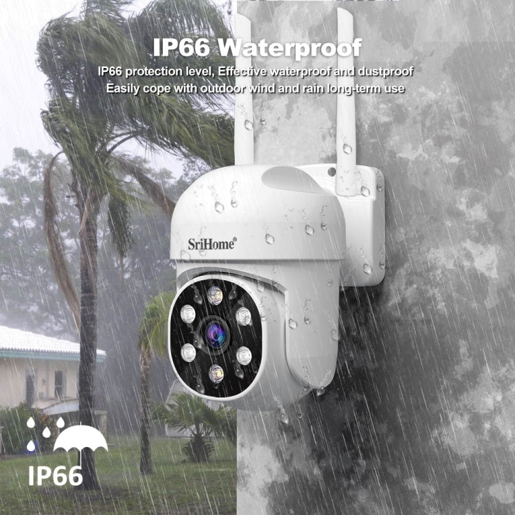 SriHome SH061 Telecamera IP 2MP con visione notturna AI